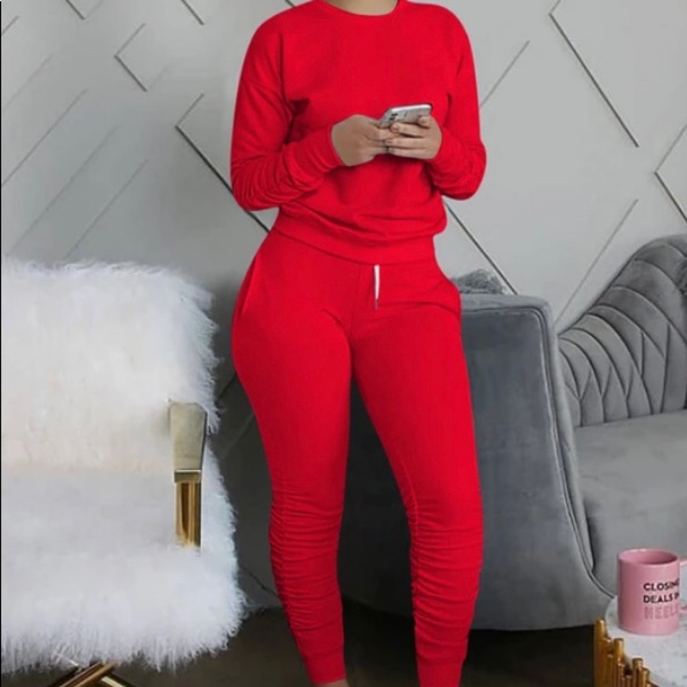 Jogger Set-Red